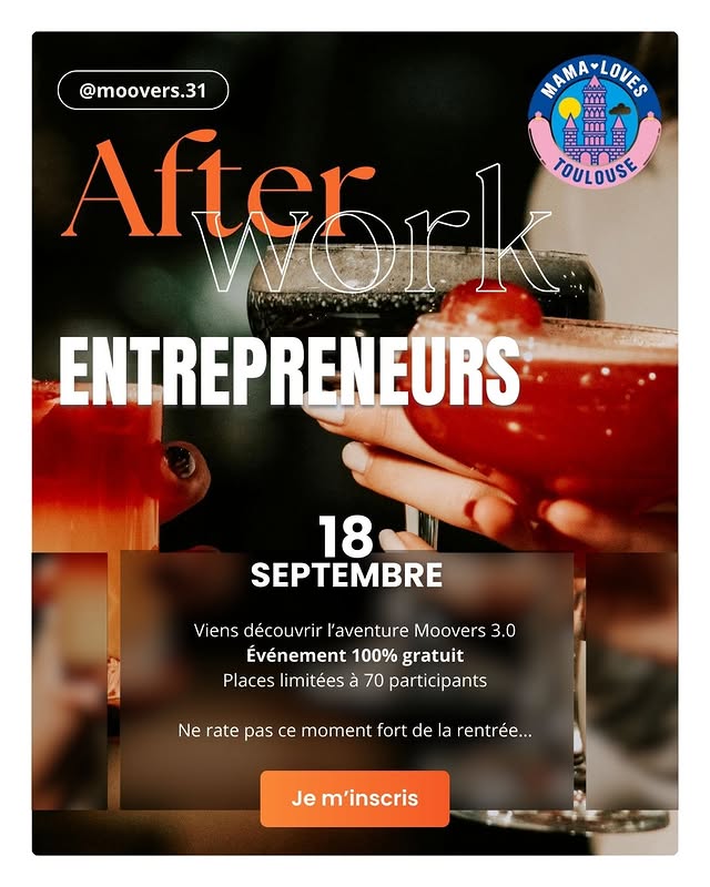 Afterwork Entrepreneurs – Découverte Moovers 3.0 (Mama Shelter Toulouse)