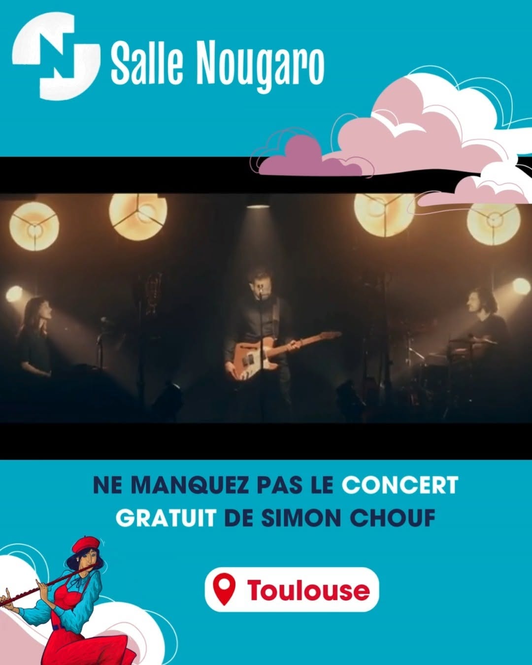 Concert gratuit de Simon Chouf