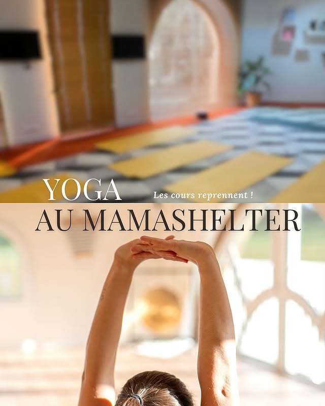 Cours de yoga vinyasa au Mama Shelter
