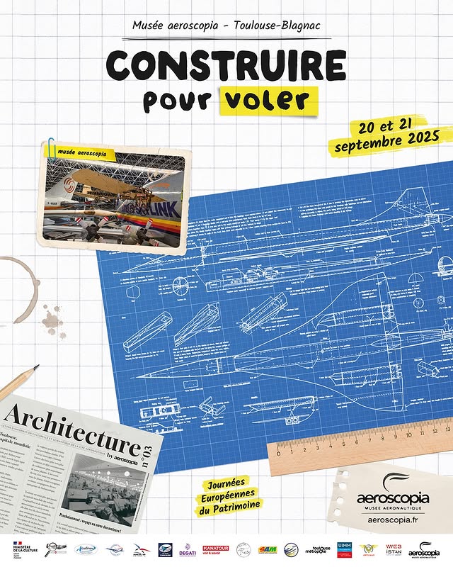 Journées Européennes du Patrimoine — « Construire pour voler » (Aeroscopia)