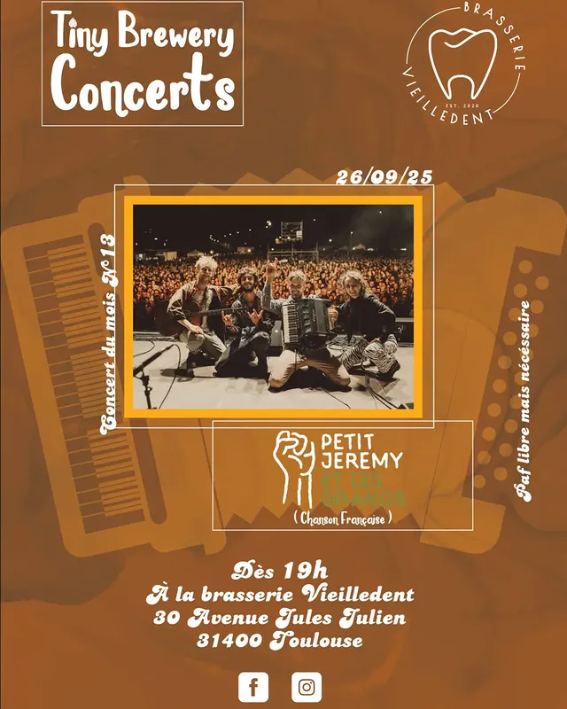 Tiny Brewery Concert — Petit Jérémy et les Grands