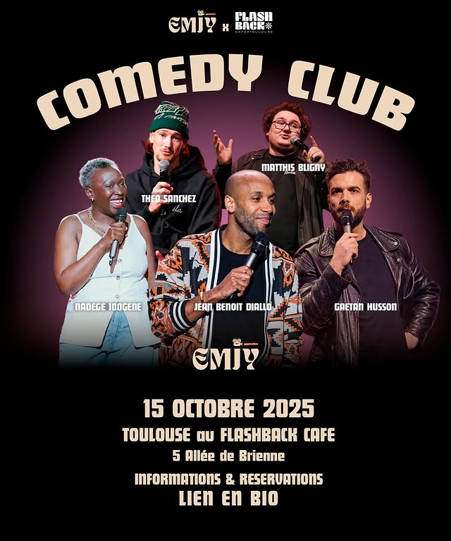 EMJY Comedy Club - Flashback Café (Toulouse)