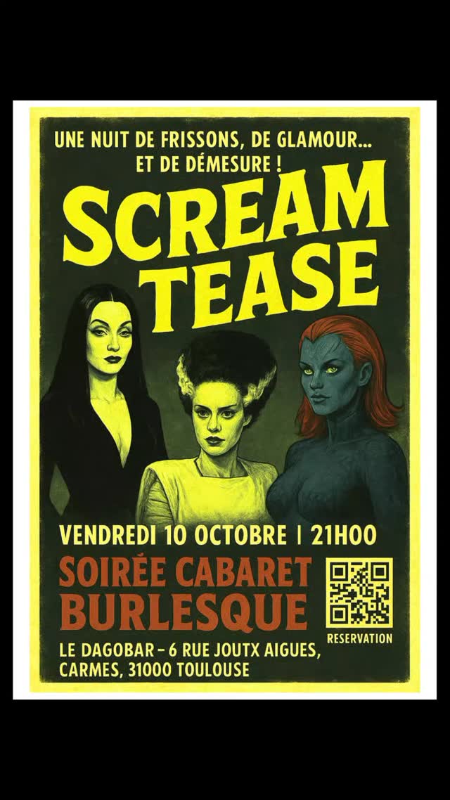 Scream Tease - Soirée Cabaret Burlesque