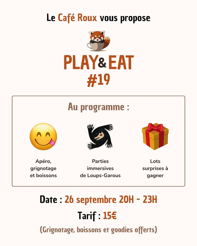 PLAY & EAT #19