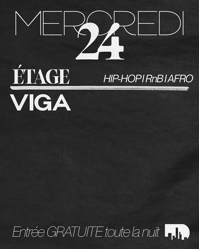 VIGA — Étage (Mercredi 24 septembre) - Hip-Hop / RnB / Afro