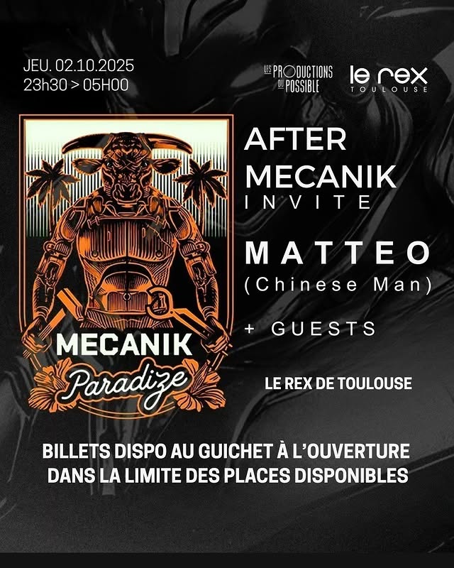 AFTER MECANIK invite Matteo (Chinese Man)