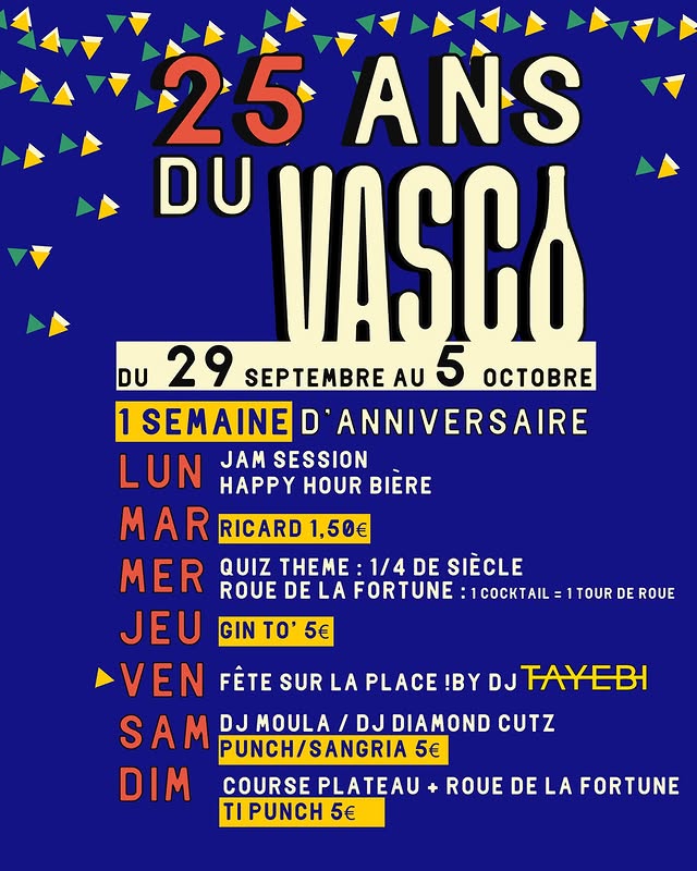 Soirée DJ – DJ Moula / DJ Diamond Cutz (Punch/Sangria 5€)