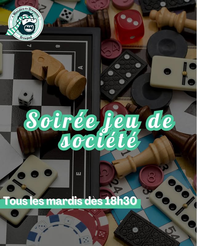 Soirée jeu de société (tous les mardis)