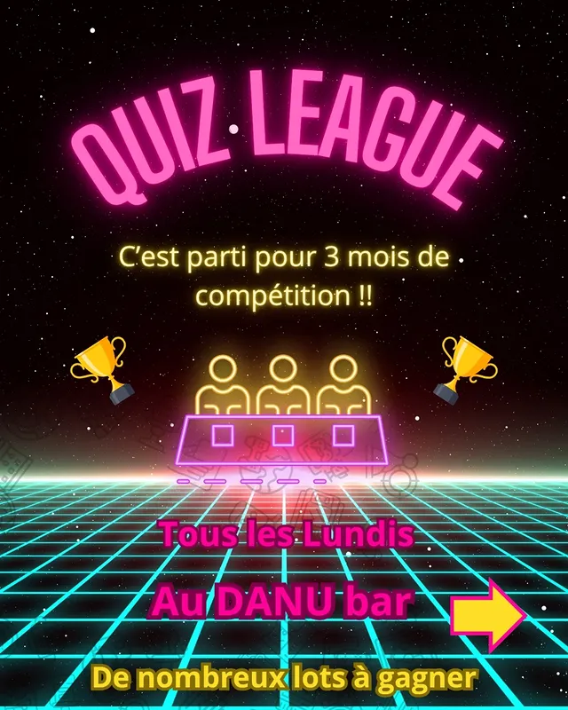 Ligue du Lundi - Quiz hebdomadaire au Danu bar