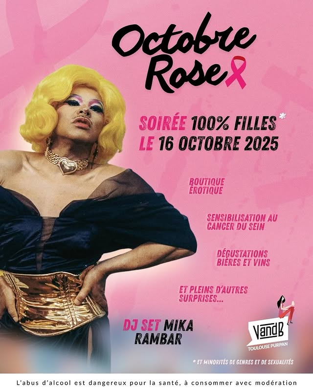 Octobre Rose — Soirée 100% Filles (V and B Toulouse Purpan)