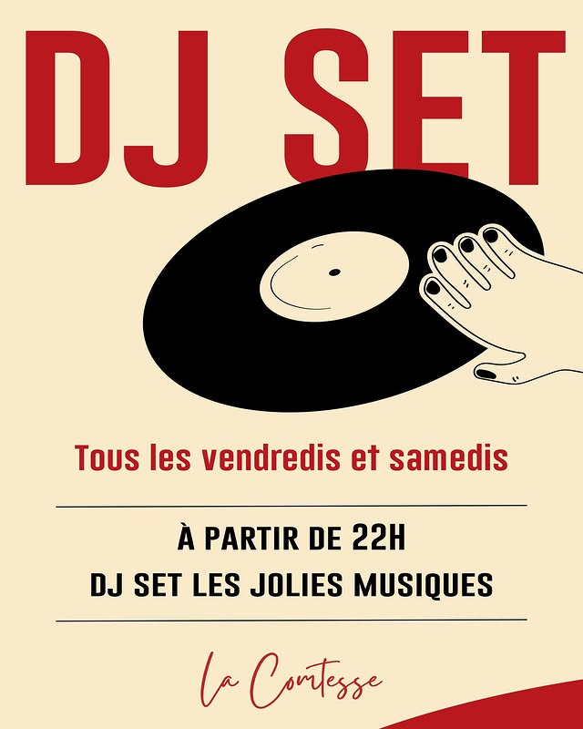 DJ set — Les Jolies Musiques (La Comtesse)