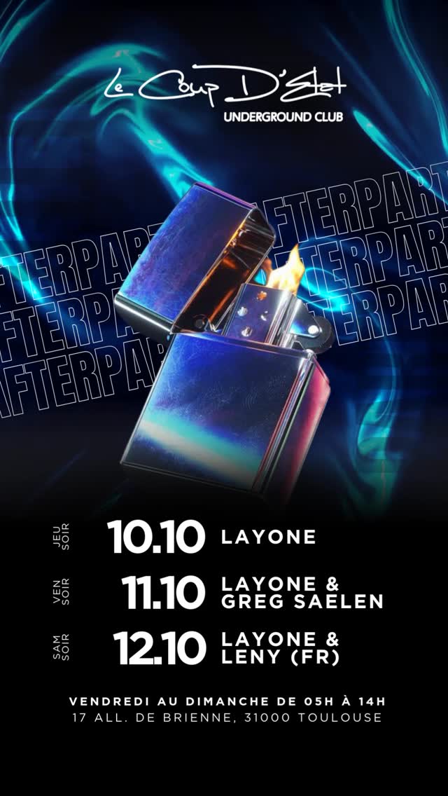 Afterparty Le Coup D'État — Layone & Leny
