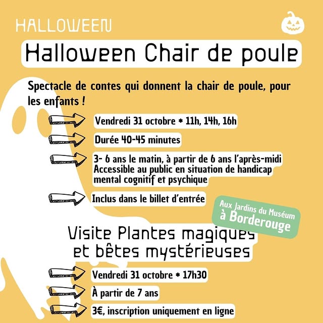 Halloween — Chair de poule (spectacle jeunesse)