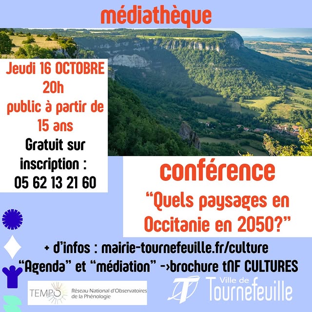 Conférence : Quels paysages en Occitanie en 2050 ?
