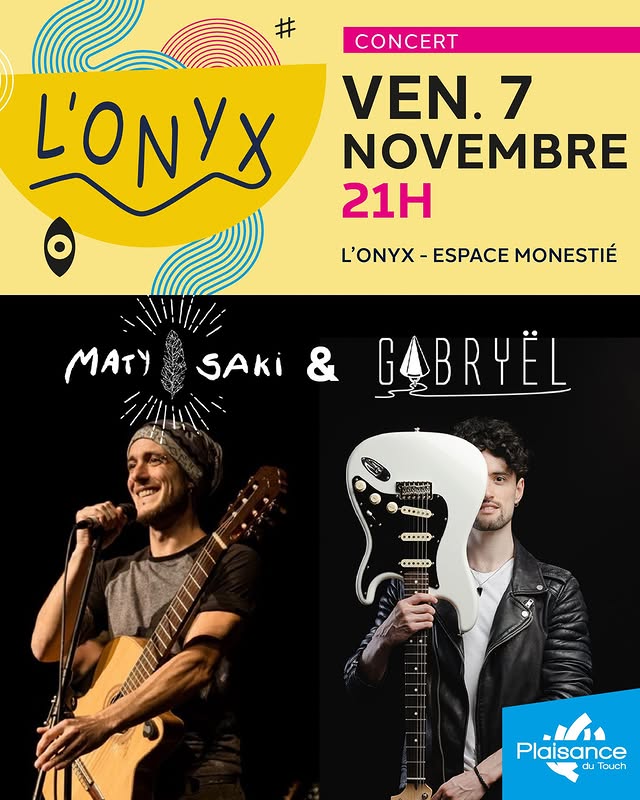 Maty Saki & Gabryël - Concert à L'Onyx