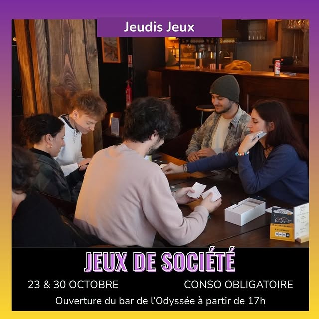 Jeudis Jeux - Jeux de Société