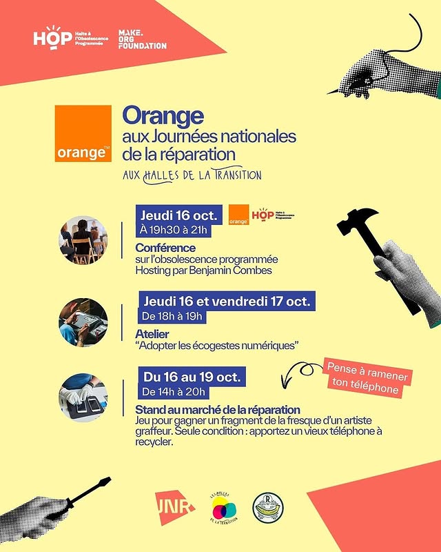 Conférence sur l'obsolescence programmée (hosting : Benjamin Combes)