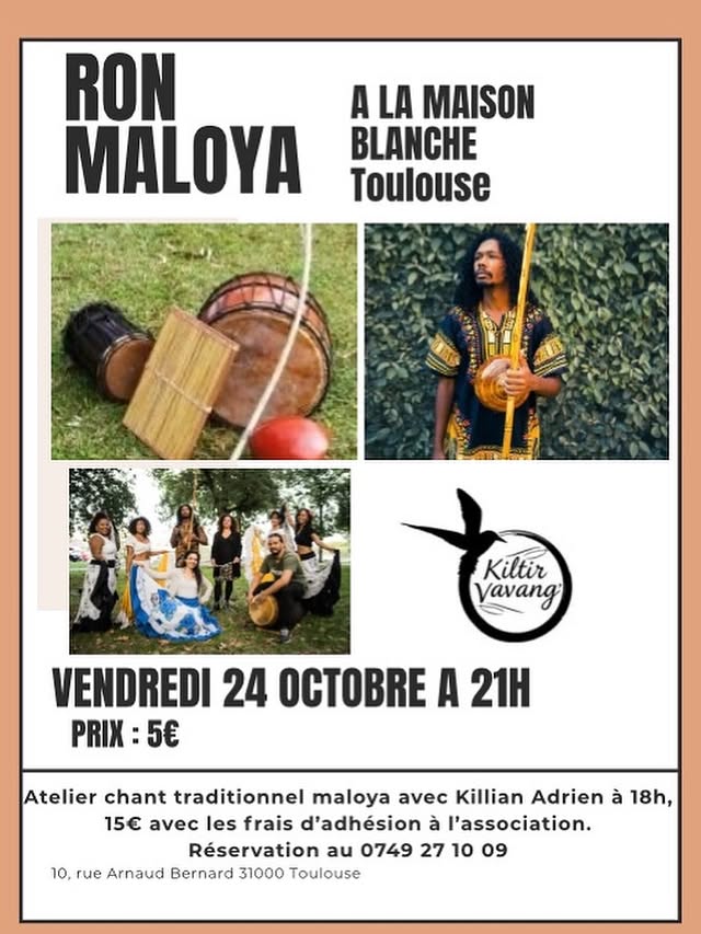 Concert + Maloya — Scène ouverte / Danses et chants créoles
