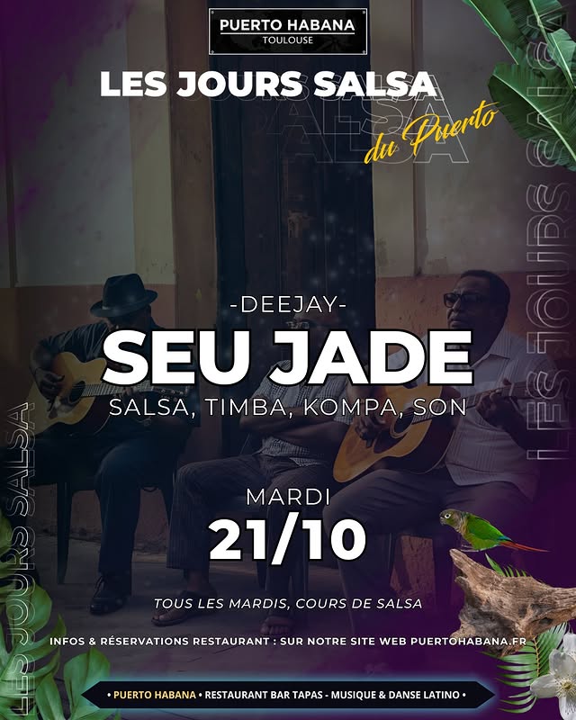 DJ Seu Jade – Soirée Salsa au Puerto Habana