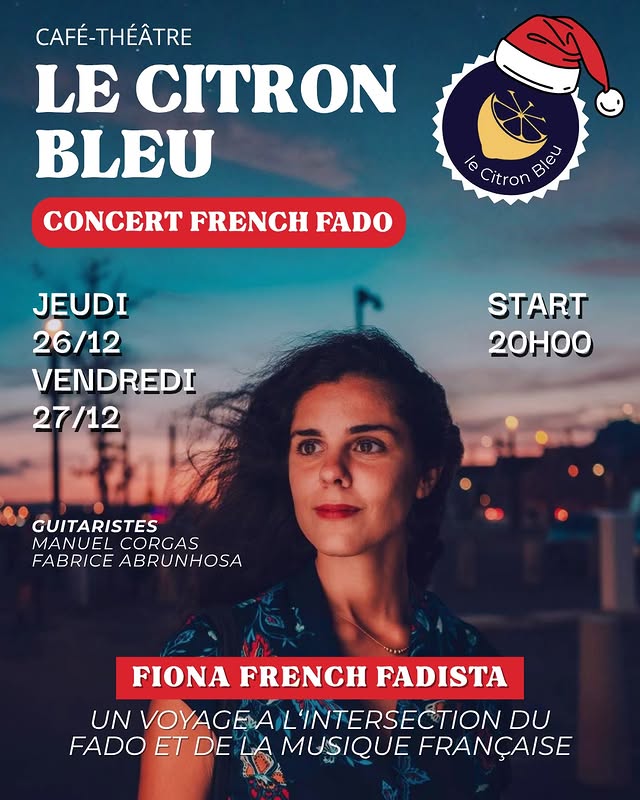 Soirée Fado — Fiona French Fadista (Le Citron Bleu)