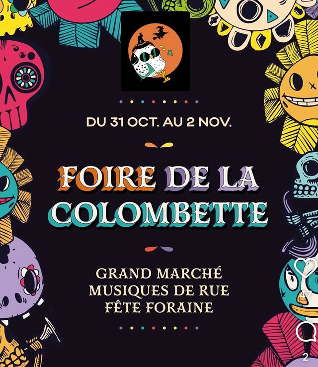 Foire de la Colombette — Grand marché, musiques de rue et fête foraine