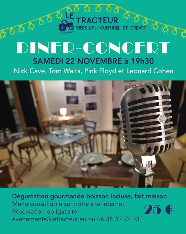 Dîner-concert - Love Life and Death (Cie Inutile)
