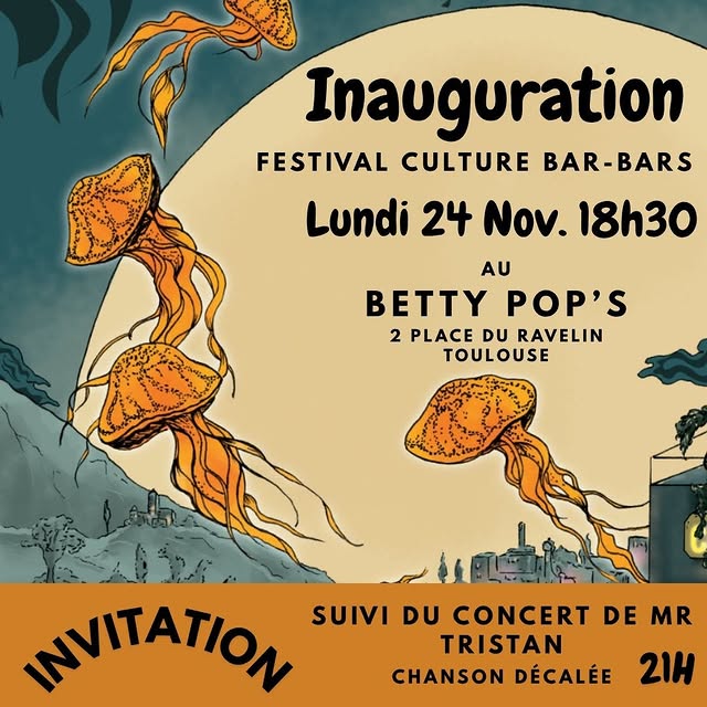 Inauguration du Festival Culture Bar‑Bars & concert de Monsieur Tristan