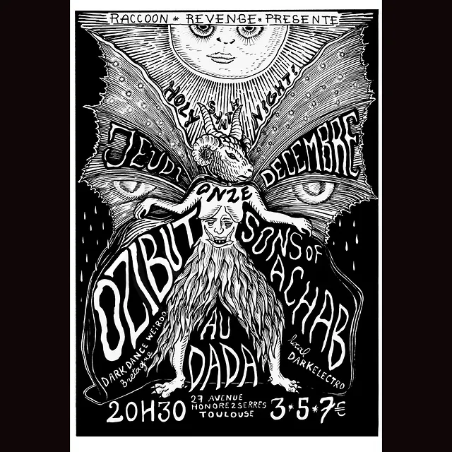 Ozibut & Sons of Achab au Dada - Dark Dance Night (Raccoon Revenge)