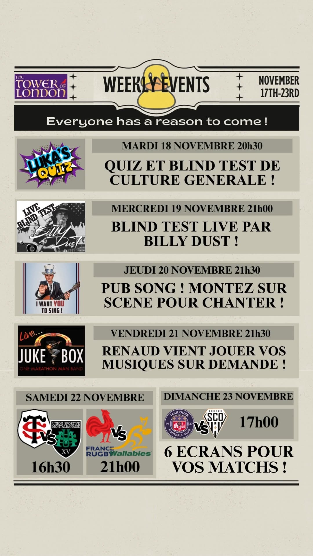 Pub Song - Montez sur scène pour chanter
