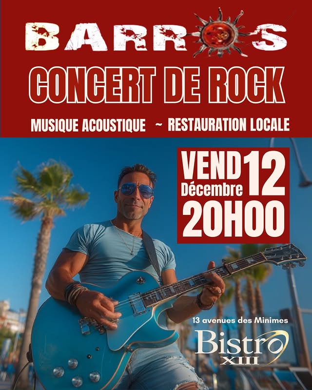 Concert de rock - Barros au Bistrô XIII