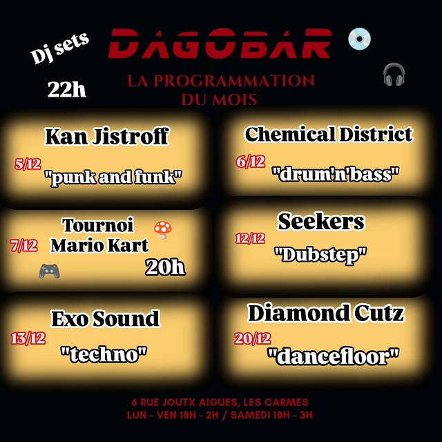 Tournoi Mario Kart — Dagobar (organisé par Claire)