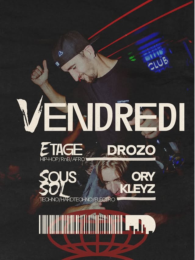 Vendredi 05/12 — À l'Étage : DROZO