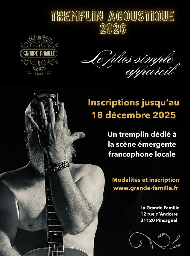 Tremplin acoustique 2026 — Le plus simple appareil