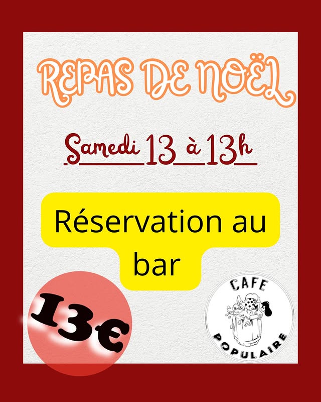 Repas de Noël (Café Populaire)