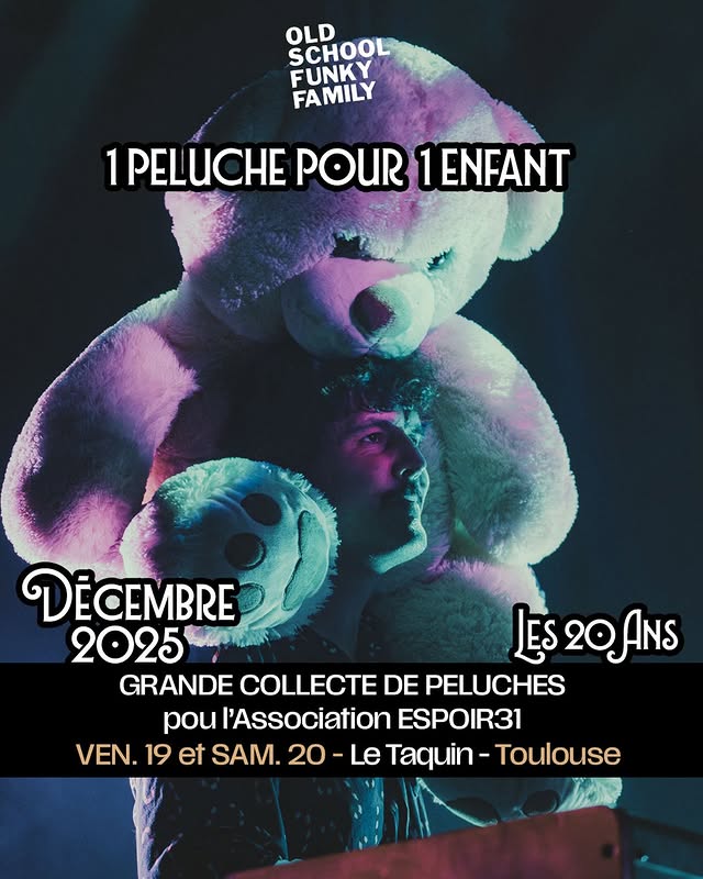 Grande collecte de peluches + concert — 1 Peluche Pour 1 Enfant