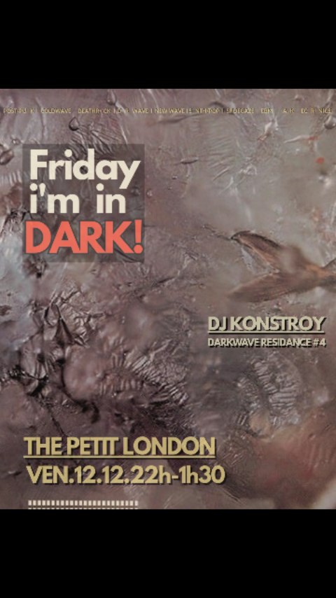 DJ Konstroy — Darkwave Résidence #4 @ Petit London