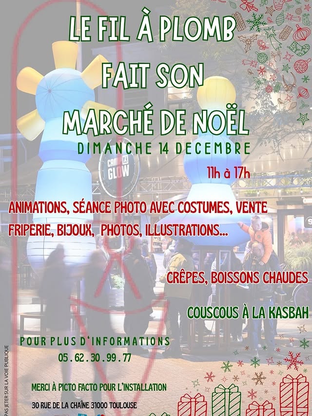 Le Fil à Plomb fait son Marché de Noël