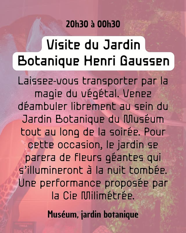 Visite du Jardin Botanique Henri Gaussen