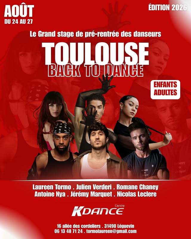 Back to Dance — Stage de pré-rentrée (Toulouse)
