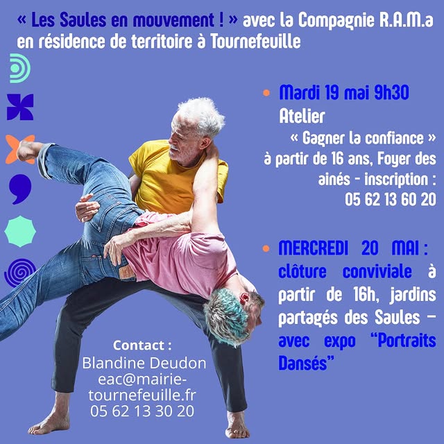 Clôture conviviale — Résidence Compagnie R.A.M.a + expo « Portraits Dansés » (jardins partagés des Saules) - mercredi 20 mai 2026 à partir de 16:00