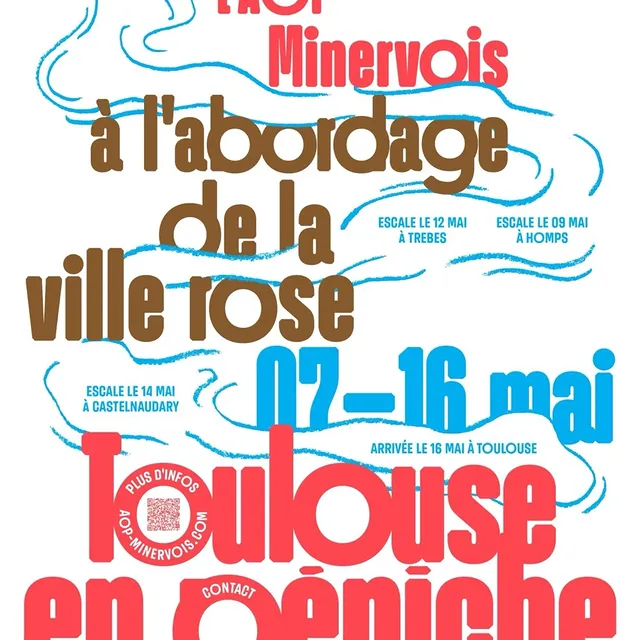 AOP Minervois — arrivée à Toulouse / passage de l'écluse Saint-Pierre