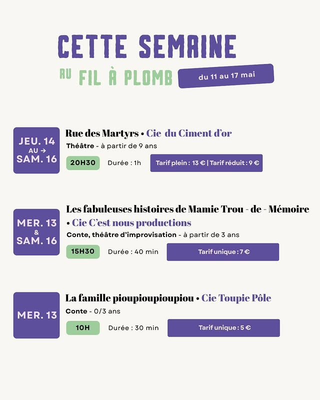 Rue des Martyrs • Cie du Ciment d'or
