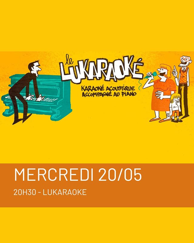 LukaRaoKé (karaoké acoustique accompagné au piano)