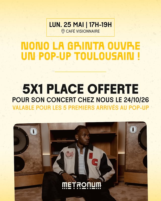 Pop-up toulousain de Nono La Grinta