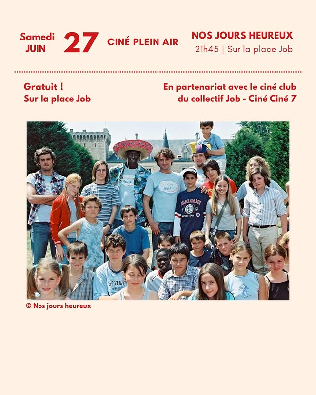 Ciné plein air – Nos jours heureux