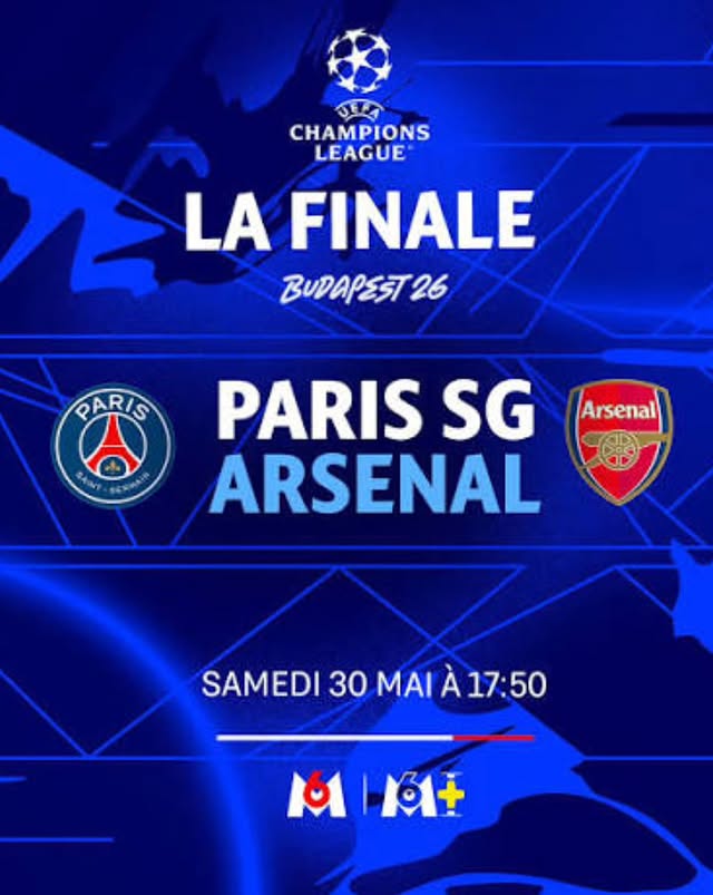 Diffusion finale Ligue des Champions (PSG - Arsenal)
