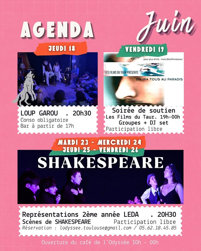 Scènes de Shakespeare — Représentations 2ème année LEDA