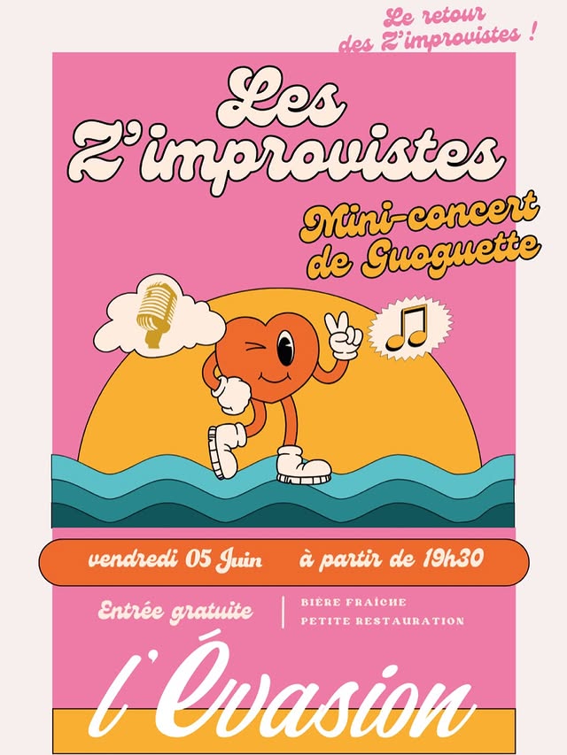 Les Zimprovistes — Mini-concert de guoguette