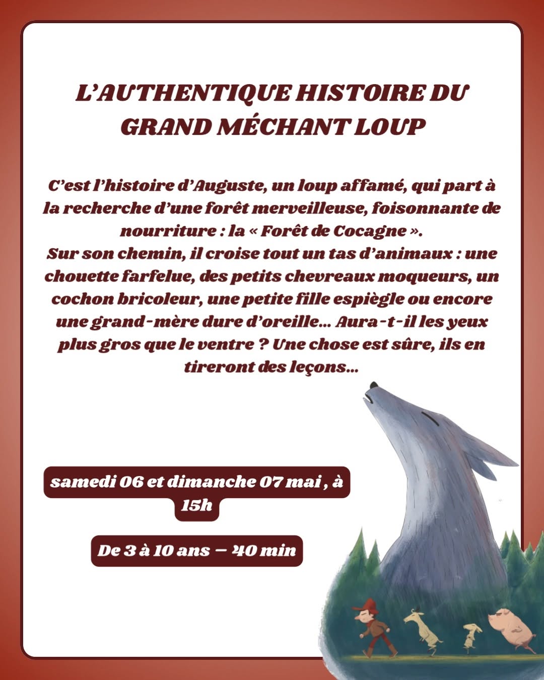 L’AUTHENTIQUE HISTOIRE DU GRAND MÉCHANT LOUP