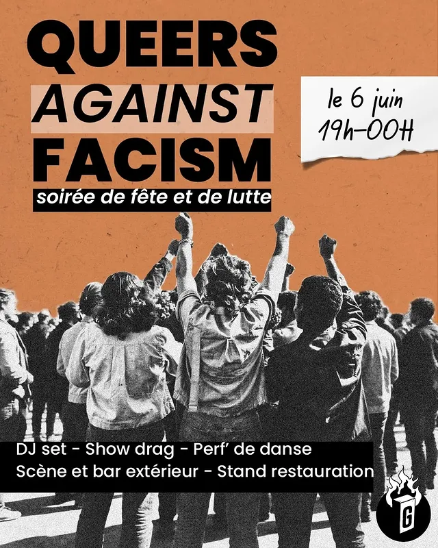 QUEERS AGAINST FACISM — soirée de fête et de lutte